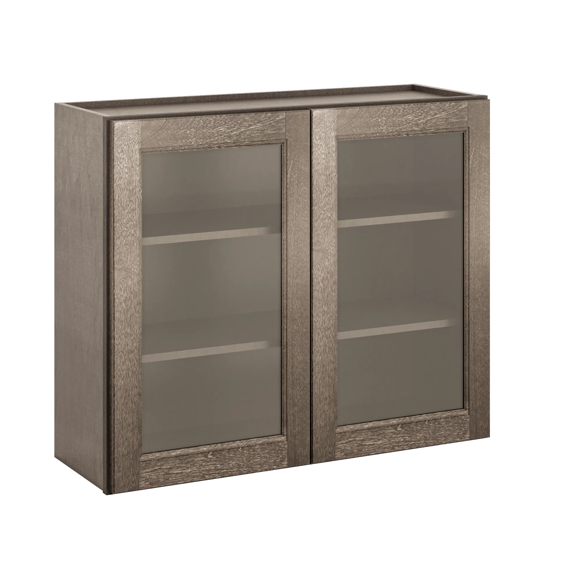 Mullion Door Wall Kitchen Cabinet WMD3630 Milan Slate 36 in. width 30 in. height 12 in. depth