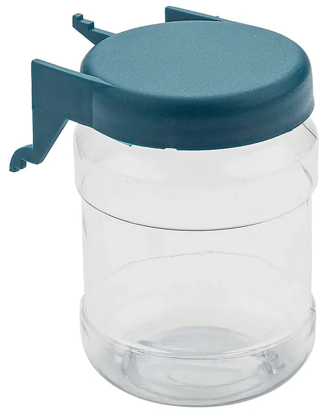 National Hardware N112-064 Organizer Jar, 2-3/8 in W, 3-3/8 in H, Plastic, Clear :CD 2: QUANTITY: 1