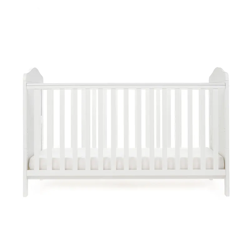 Obaby Whitby Cot Bed White 140/70 cm