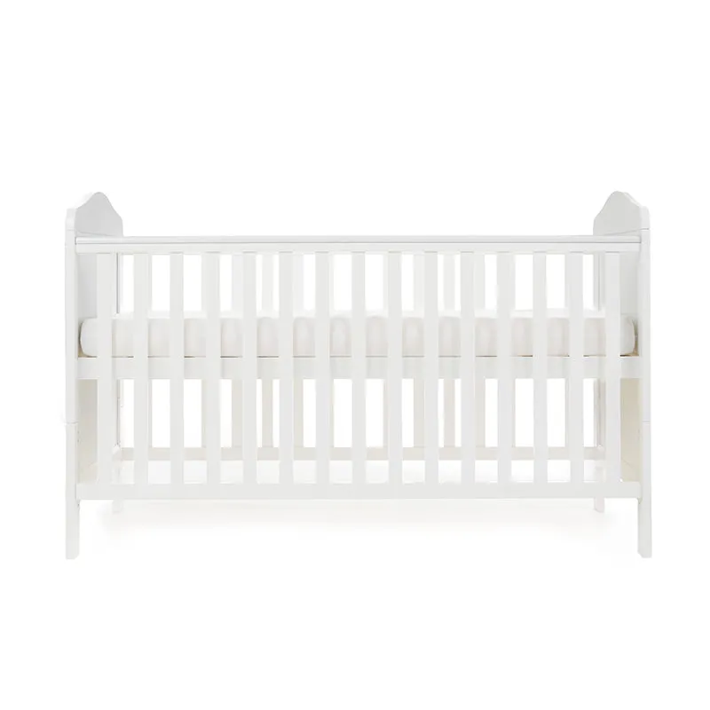 Obaby Whitby Cot Bed White 140/70 cm