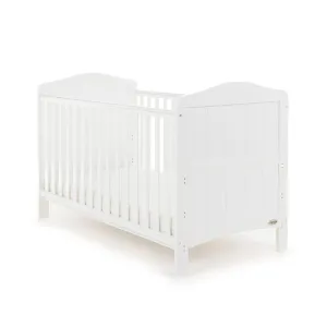 Obaby Whitby Cot Bed White 140/70 cm