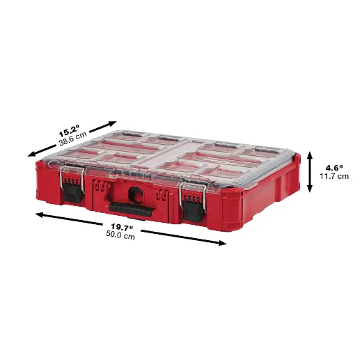 Organizer - Milaukee PACKOUT™ 11-Compartment Small Parts Organizer, 48-22-8430