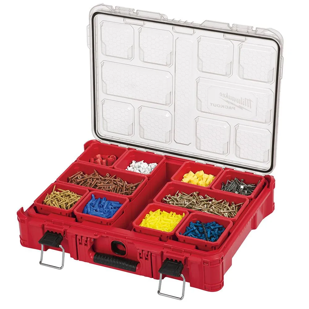 Organizer - Milaukee PACKOUT™ 11-Compartment Small Parts Organizer, 48-22-8430