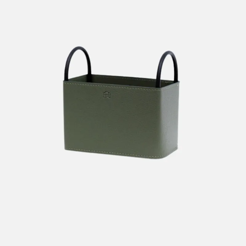 Oslo Leather Storage Basket