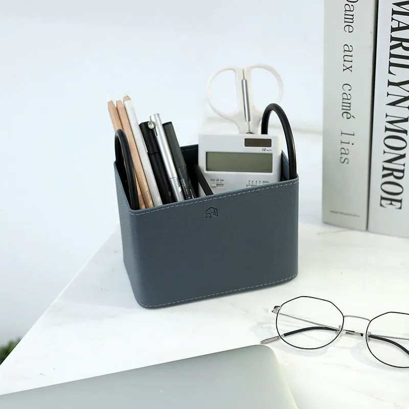 Oslo Leather Storage Basket