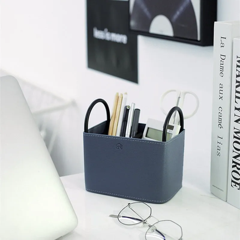 Oslo Leather Storage Basket