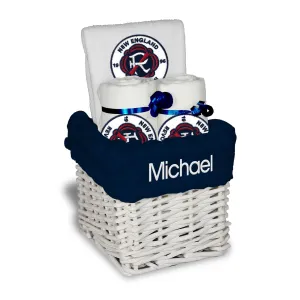 Personalized New England Revolution Small Basket - 4 Items