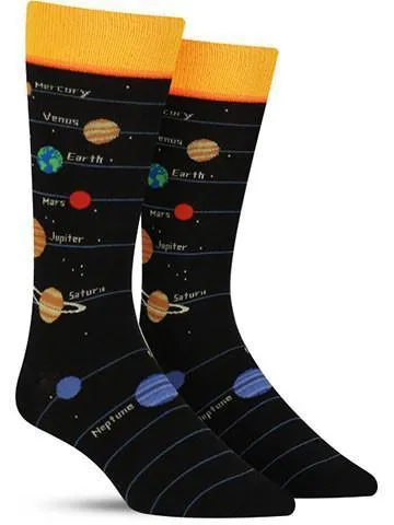 Planets Men's Crew Socks