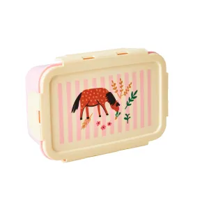 Rice DK Lunchbox with 3 Inserts - Pink Farm Print