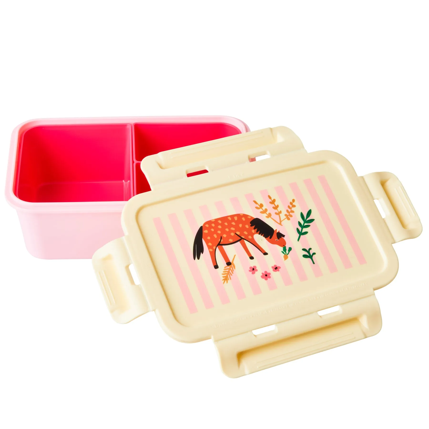 Rice DK Lunchbox with 3 Inserts - Pink Farm Print