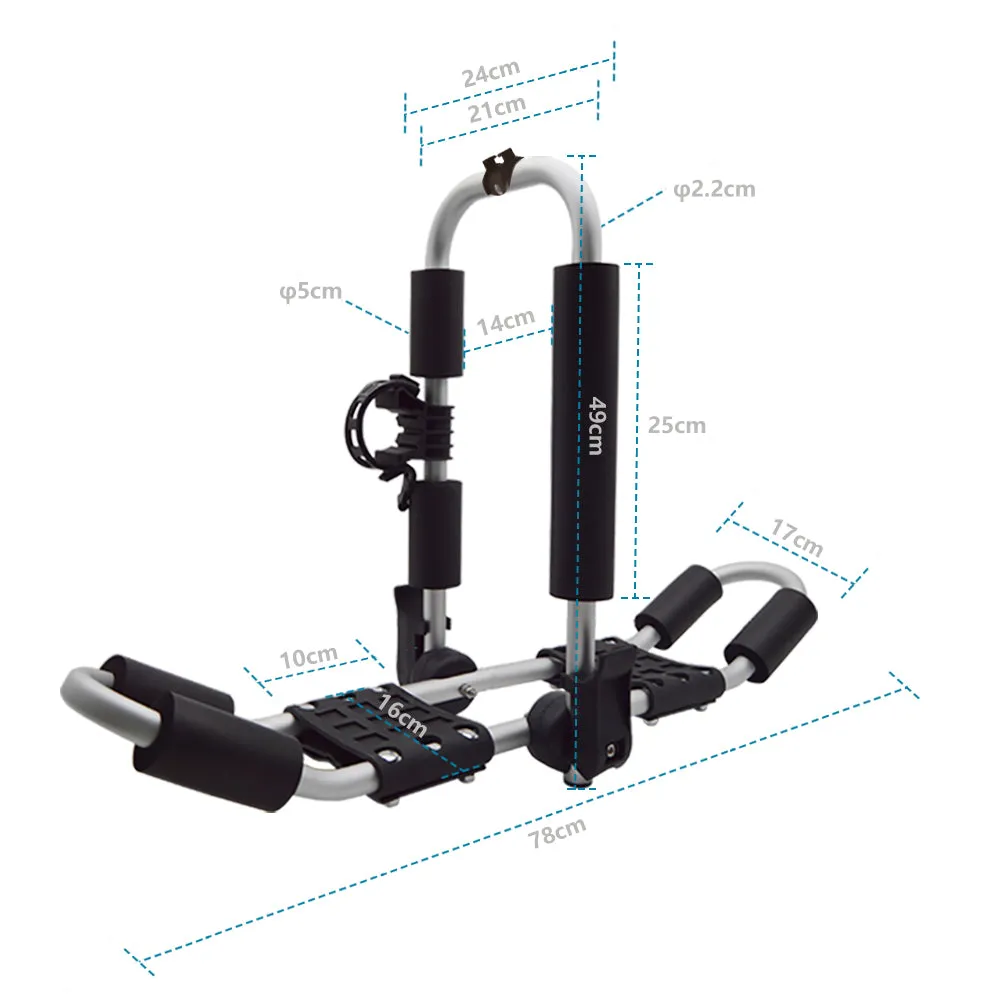 Roof Rack for 2 Kayaks