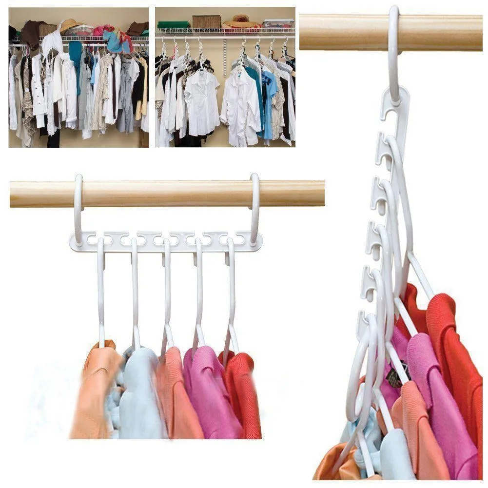 Set of 8 Space Saving Hangers