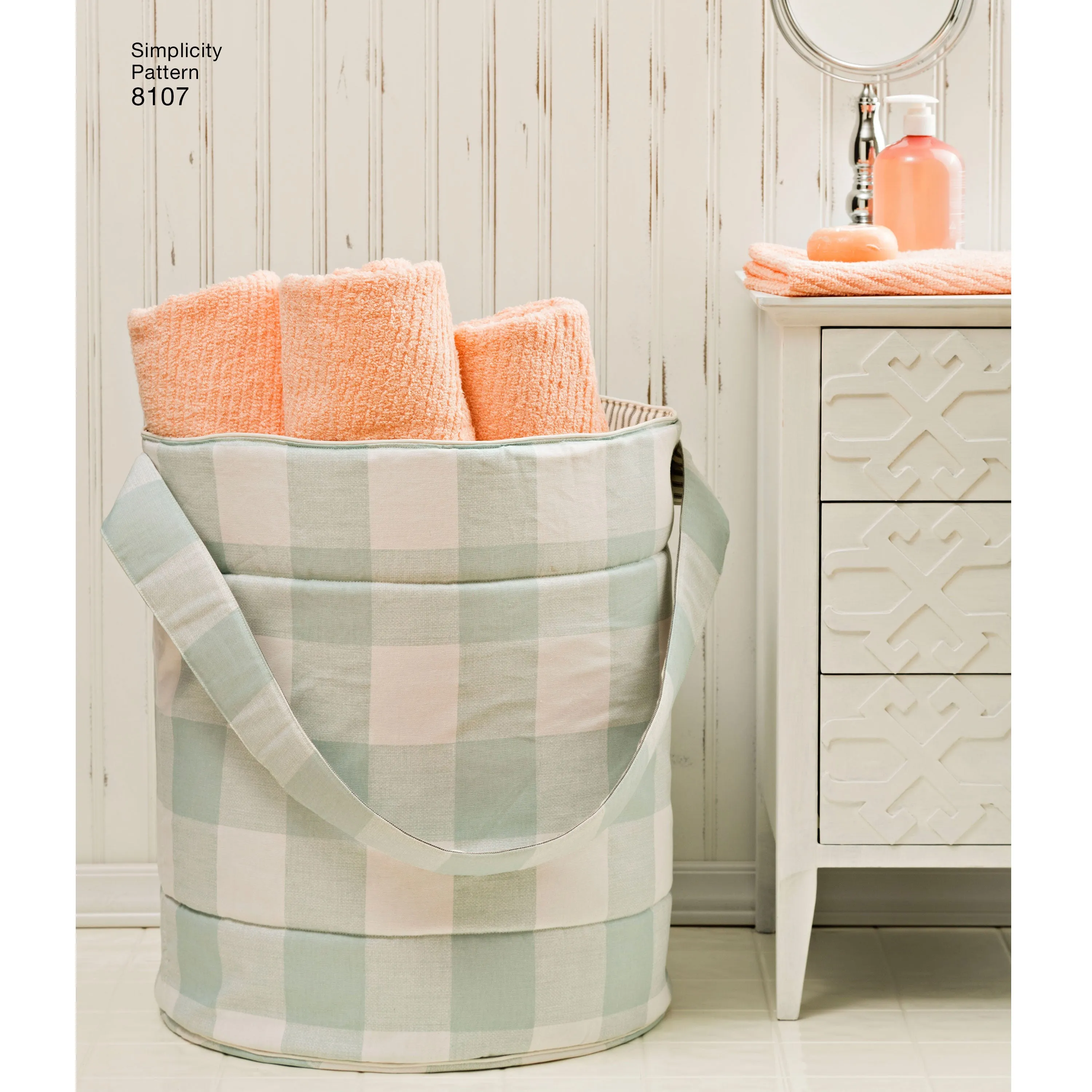 Simplicity Pattern 8107 OS Bucket, Basket & Tote Organizers