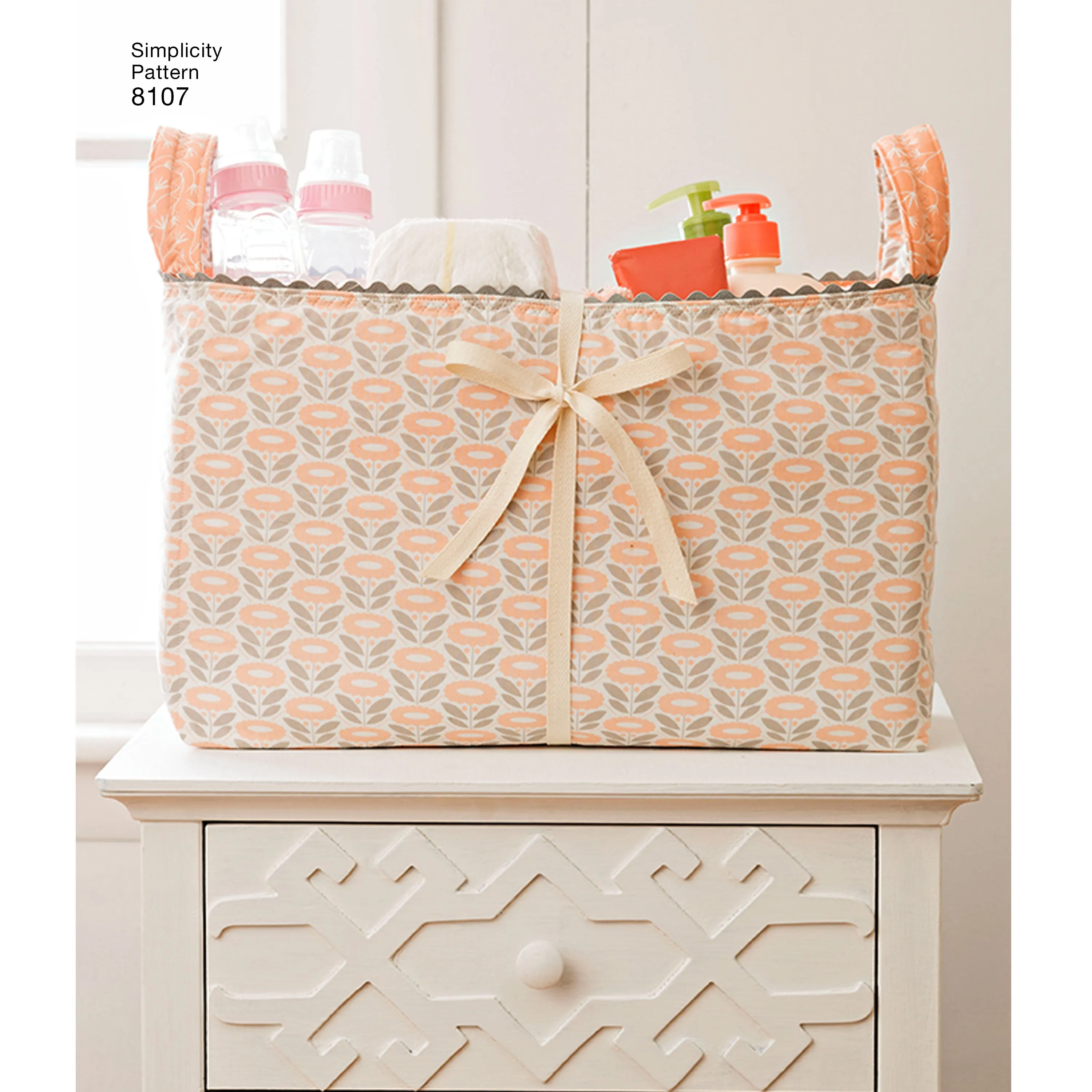 Simplicity Pattern 8107 OS Bucket, Basket & Tote Organizers