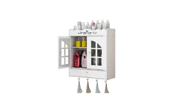 Space-Saving Bathroom Storage Shelf