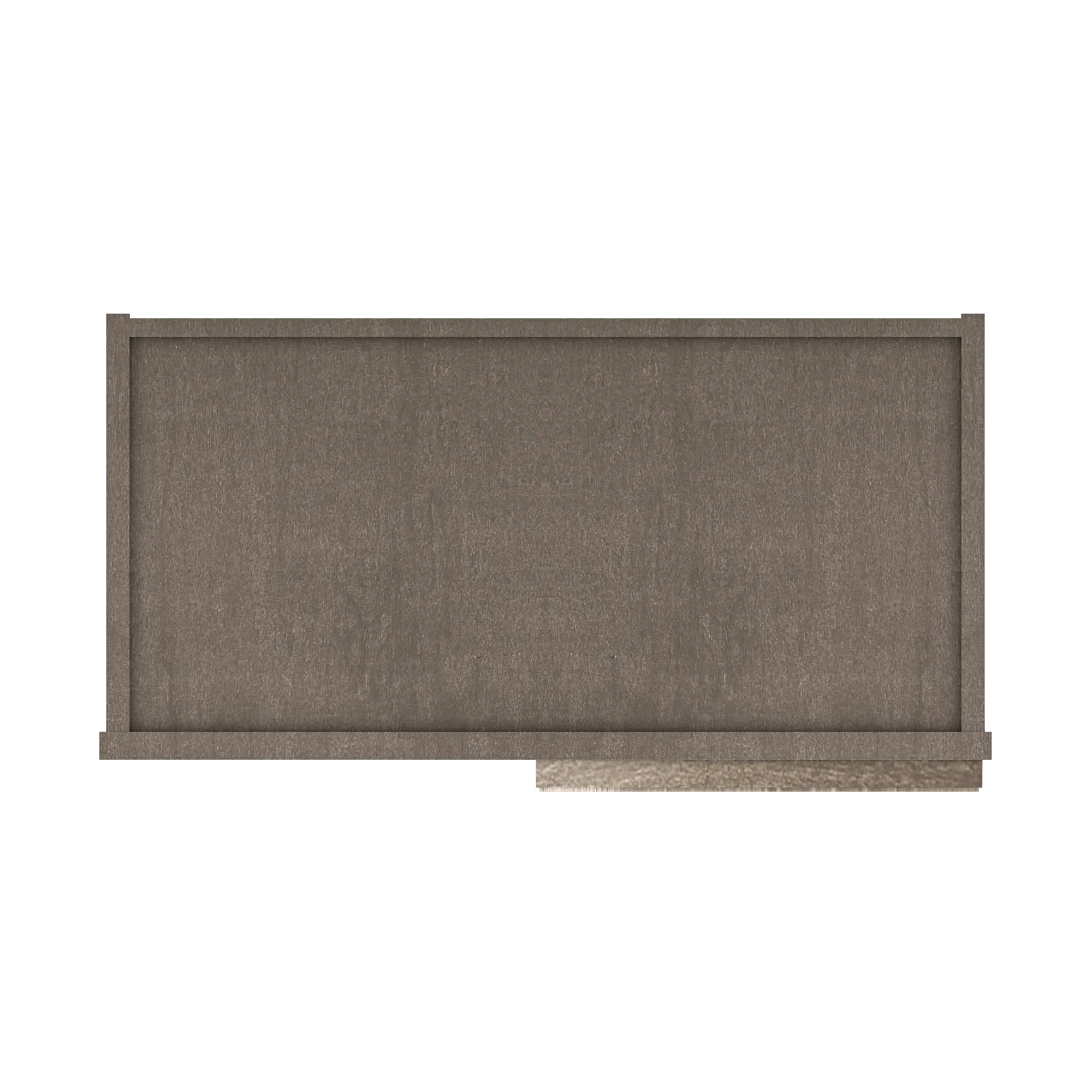 Square Corner Wall Blind Reversible Kitchen Cabinet SC2430 Milan Slate 24 in. width 30 in. height 12 in. depth