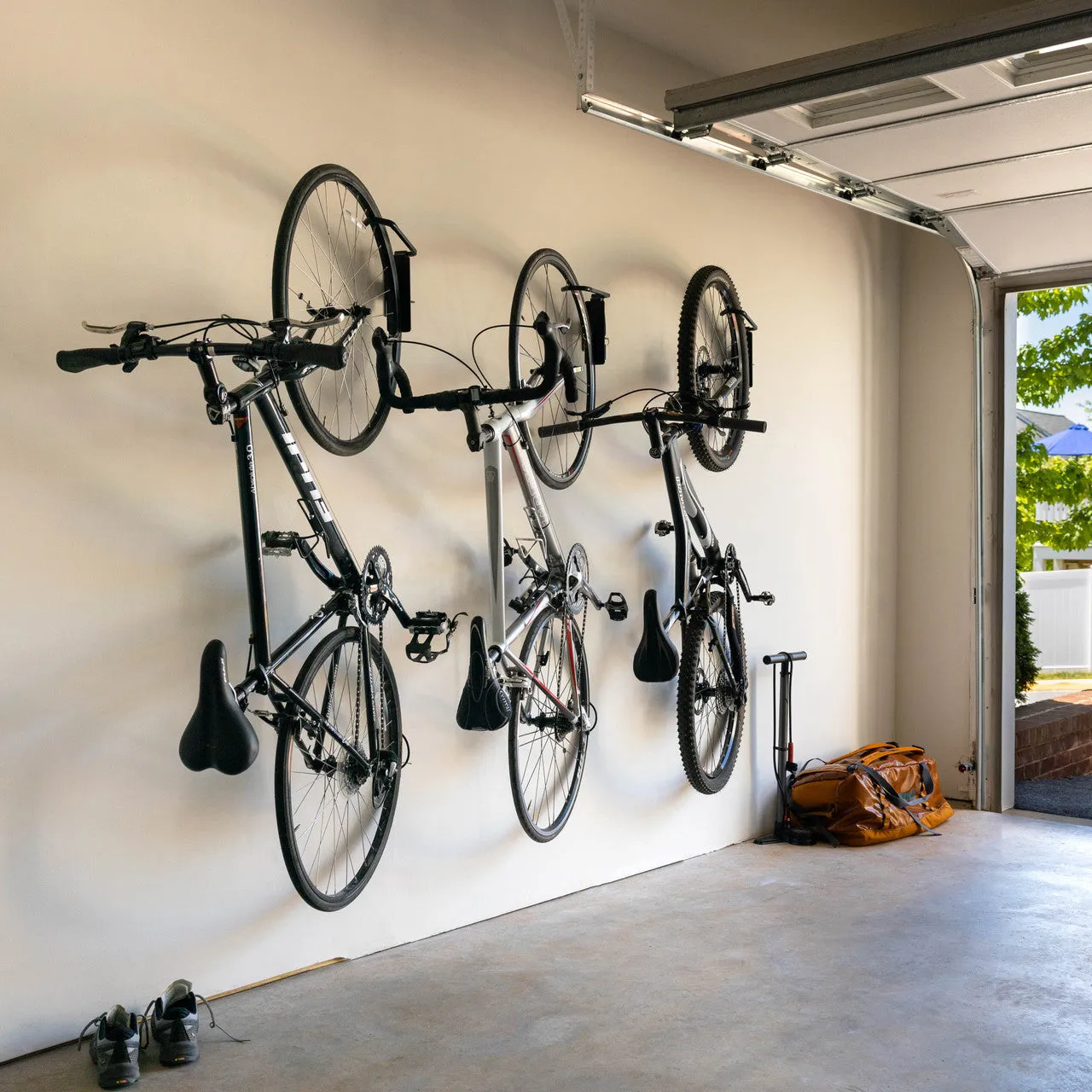 Swivel Mount Bike Storage Rack | Garage Wall Hook | Deep Water