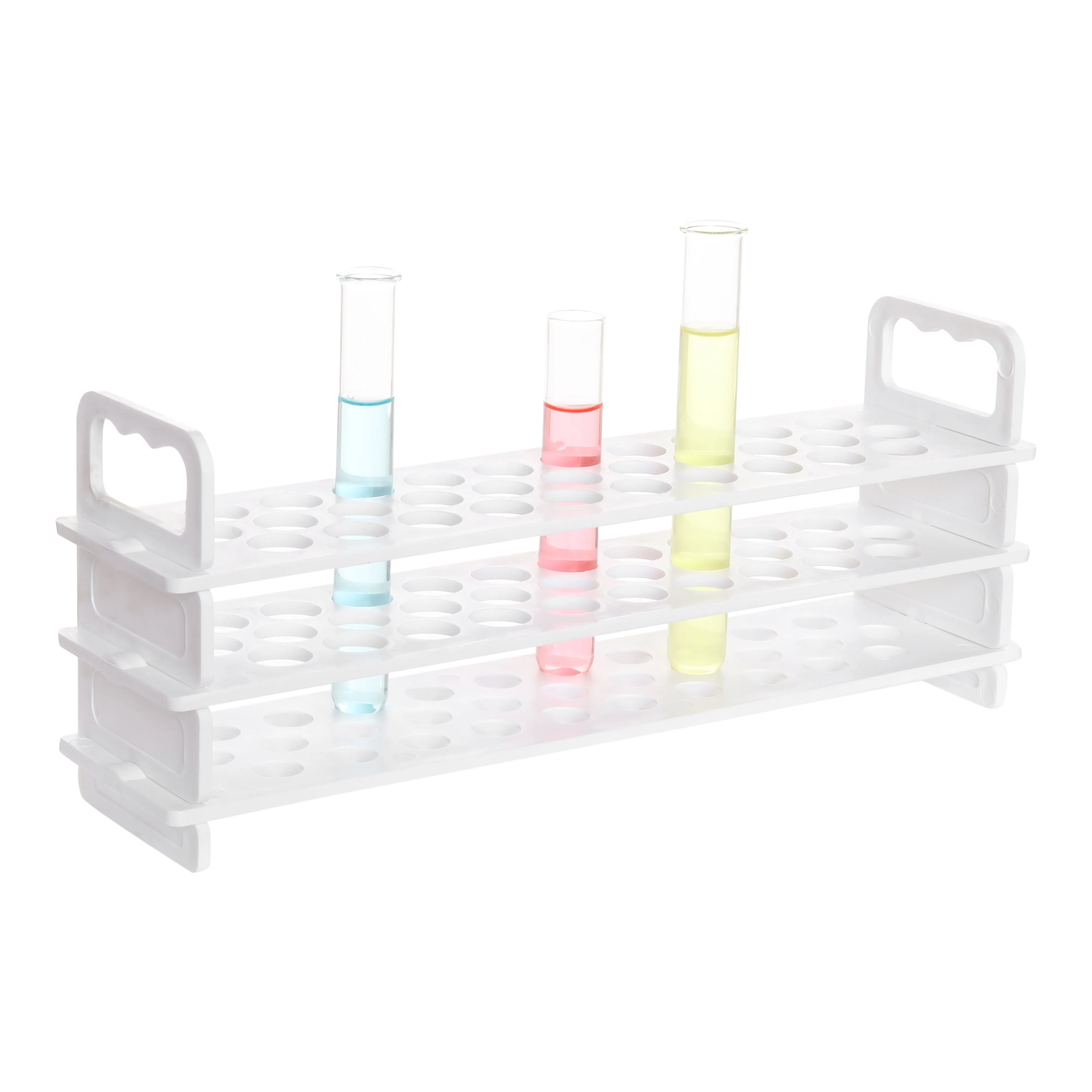 Test Tube Rack - Holds 31 x 13mm Tubes - Polypropylene - Eisco Labs