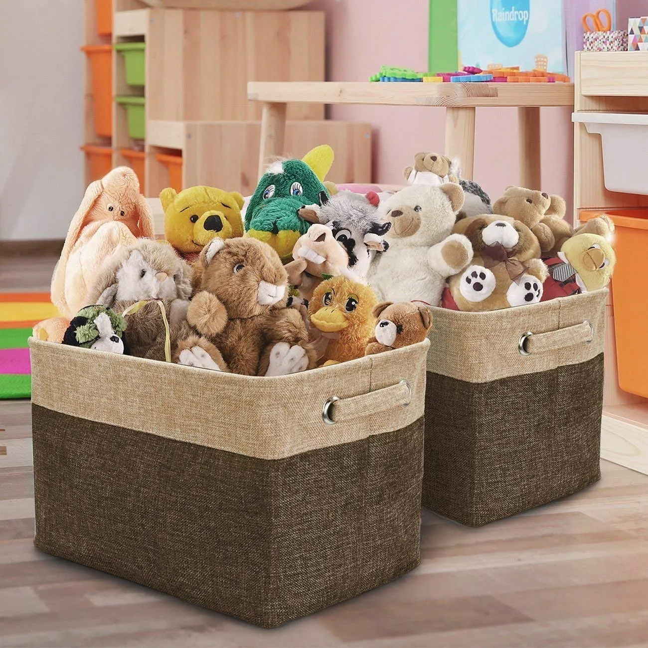 Twill Storage Basket Set (3 Pack)