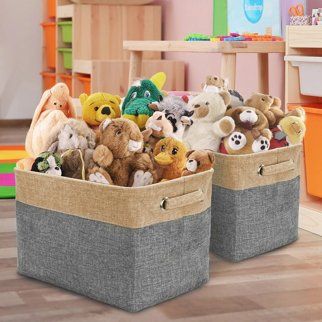 Twill Storage Basket Set (3 Pack)