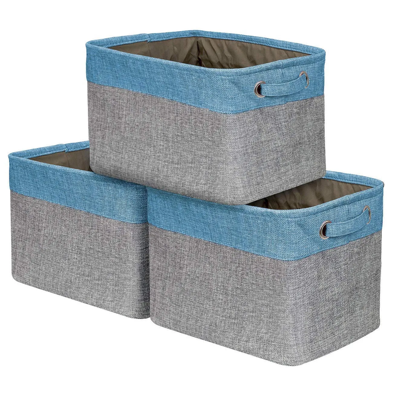 Twill Storage Basket Set (3 Pack)