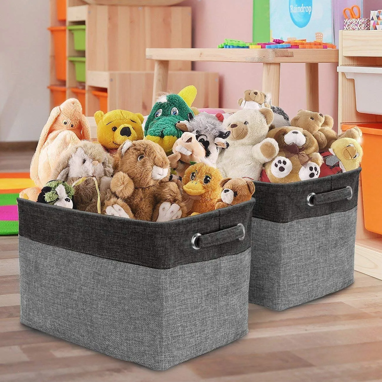 Twill Storage Basket Set (3 Pack)