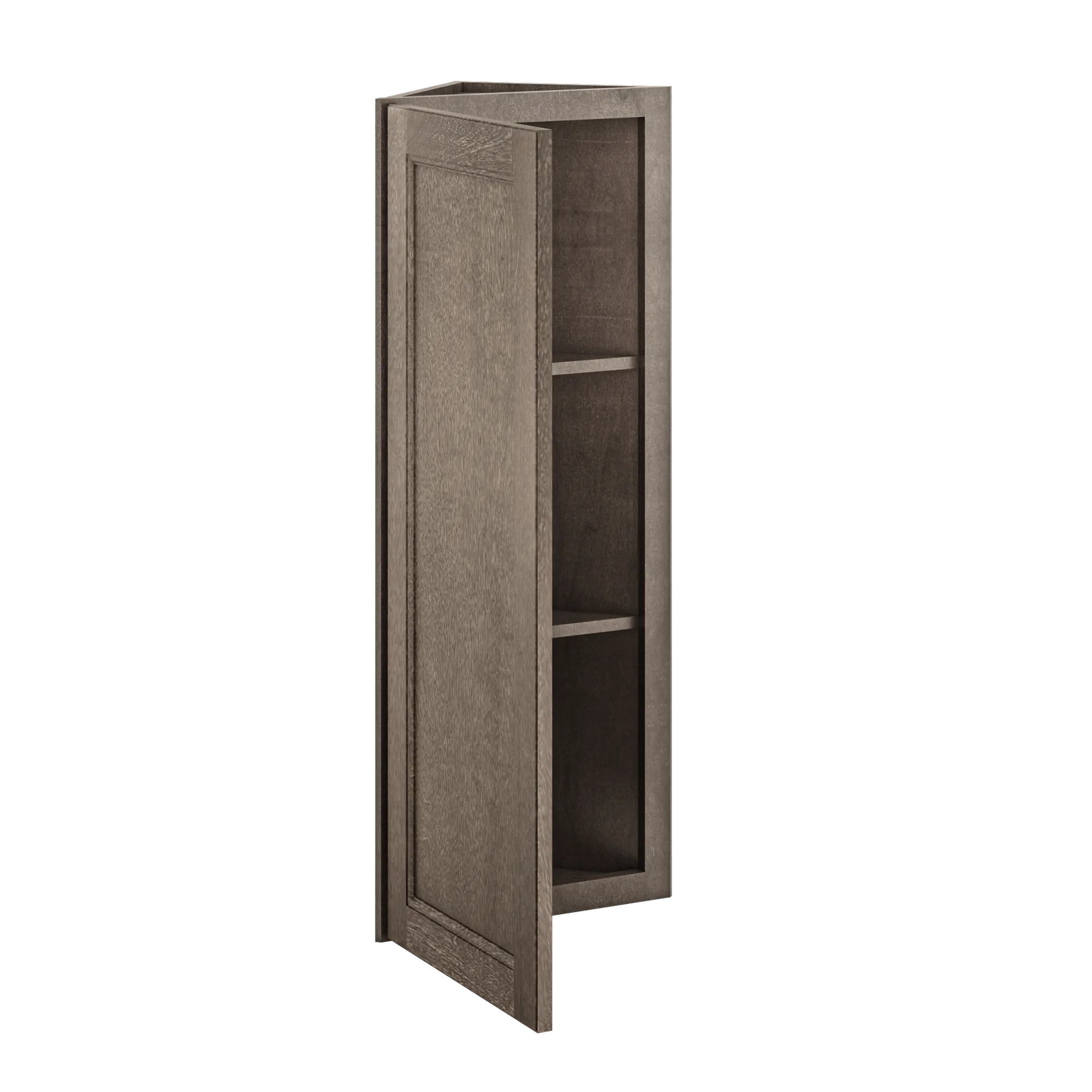 Wall End Kitchen Cabinet WEC1242 Milan Slate 12 in. width 42 in. height 12 in. depth