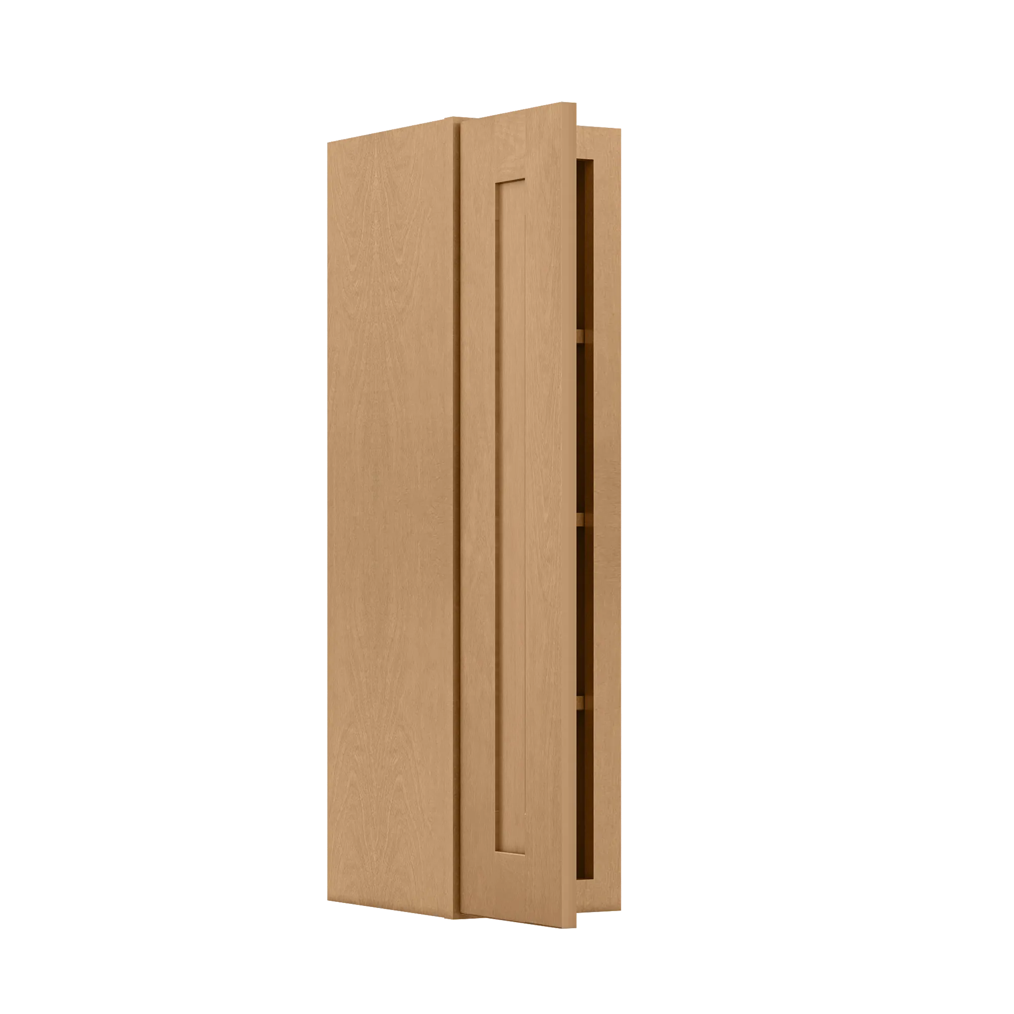 Wall Kitchen Cabinet W0936 Shaker Toffee LessCare 9 in. width 36 in. height 12 in. depth