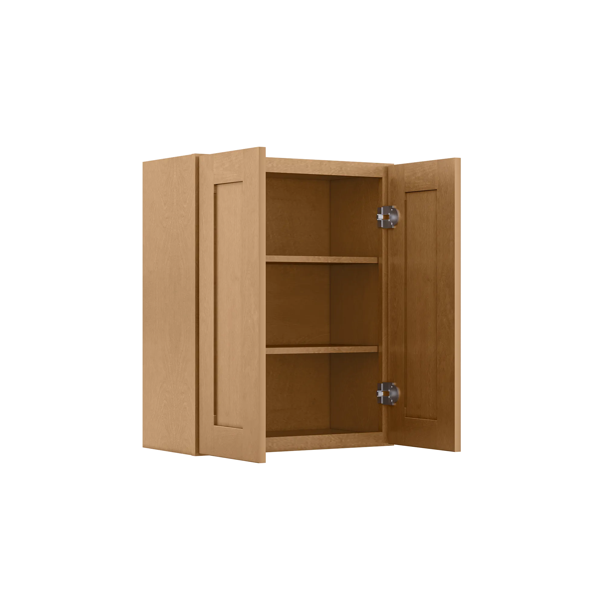 Wall Kitchen Cabinet W2430 Shaker Toffee LessCare 24 in. width 30 in. height 12 in. depth