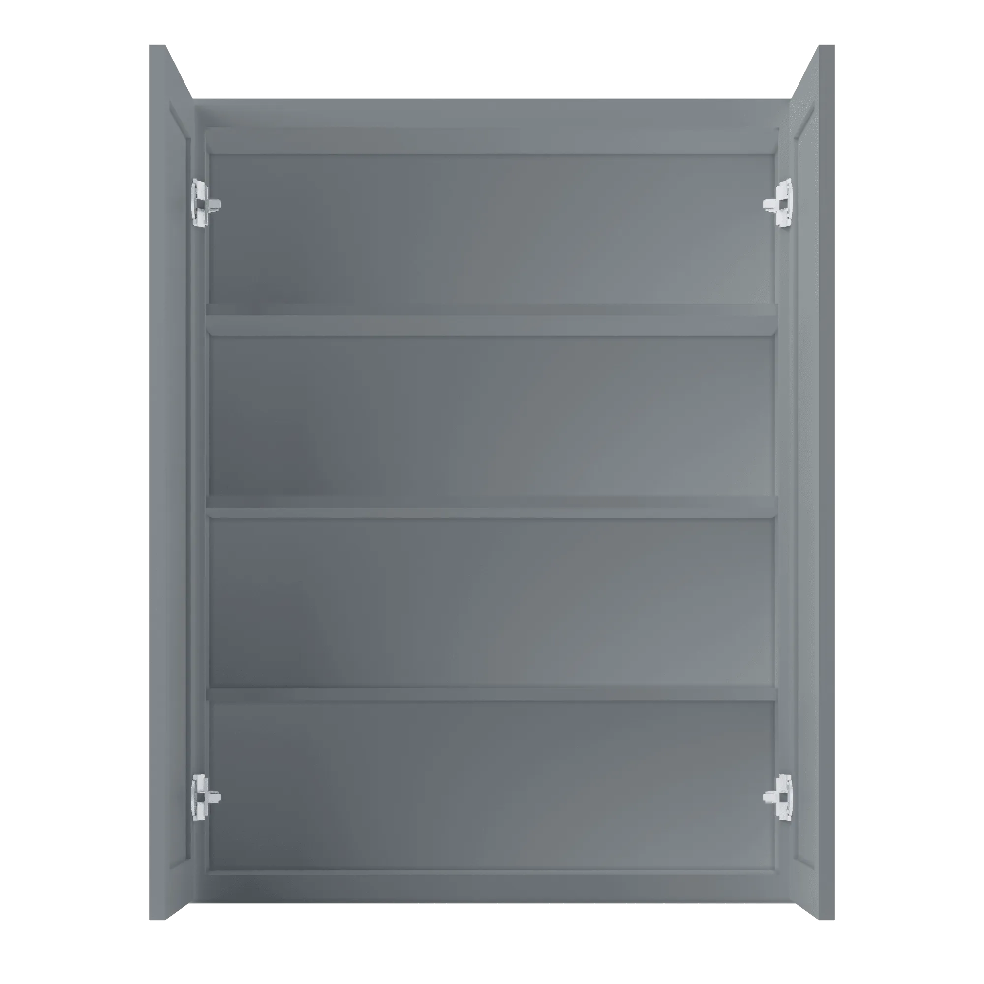 Wall Kitchen Cabinet W3342 Colonial Gray LessCare 33 in. width 42 in. height 12 in. depth