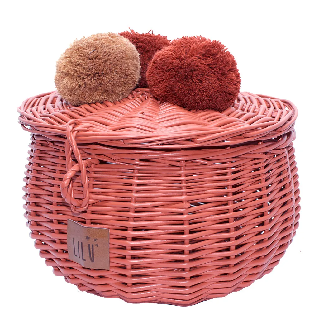 Wicker Basket Large - Clay