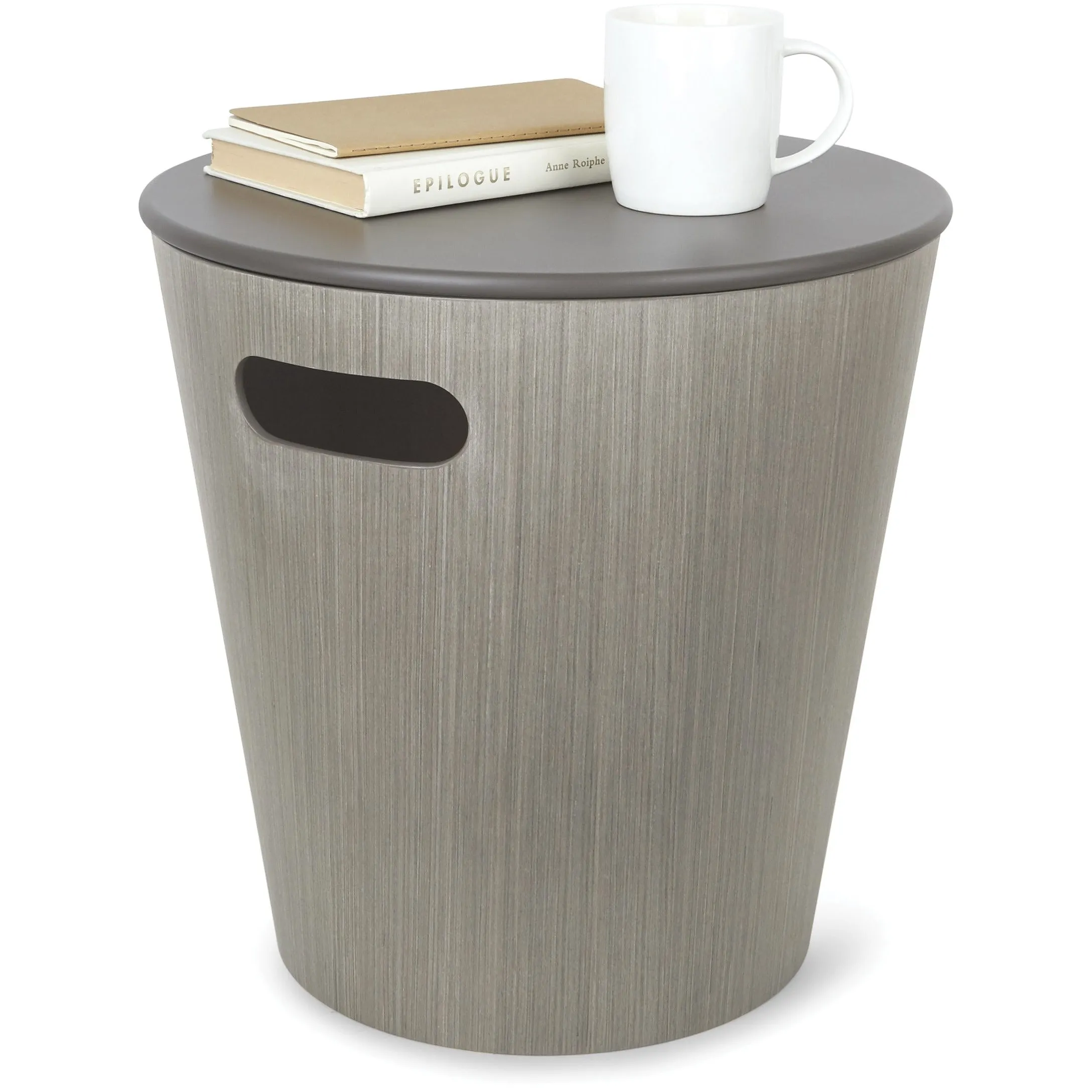 Woodrow Storage Stool Grey