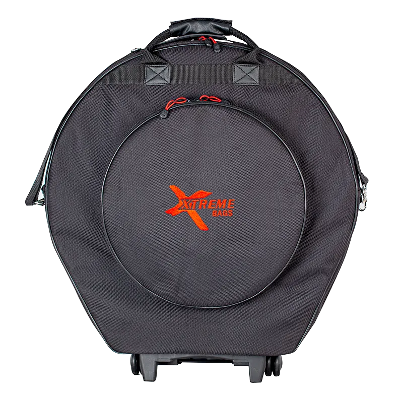 XTREME | DA584W | 22" Cymbal Bag with Wheels and Retractable Pull-along Handle