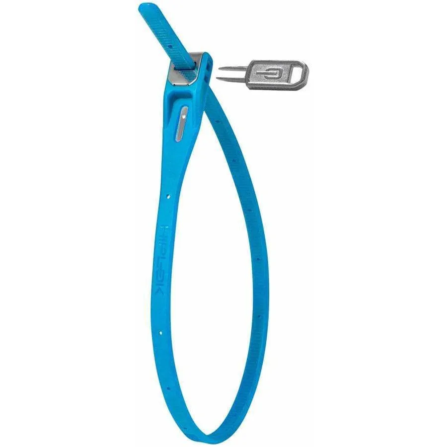 Z-Lok Security Tie Bike Lock Single: Cyan