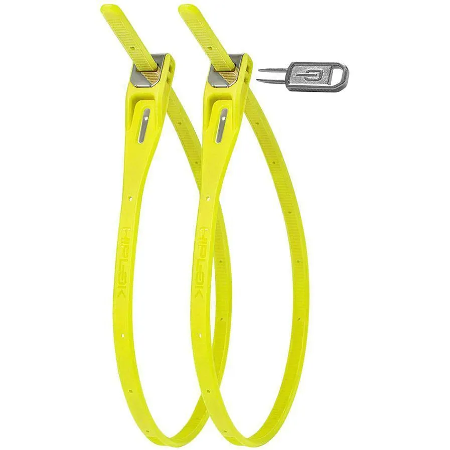 Z-Lok Security Tie Bike Lock Twin Pack: Lime