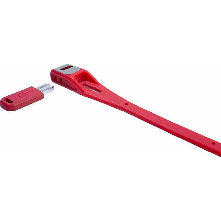 Z-Lok Security Tie Bike Lock Twin Pack: Red