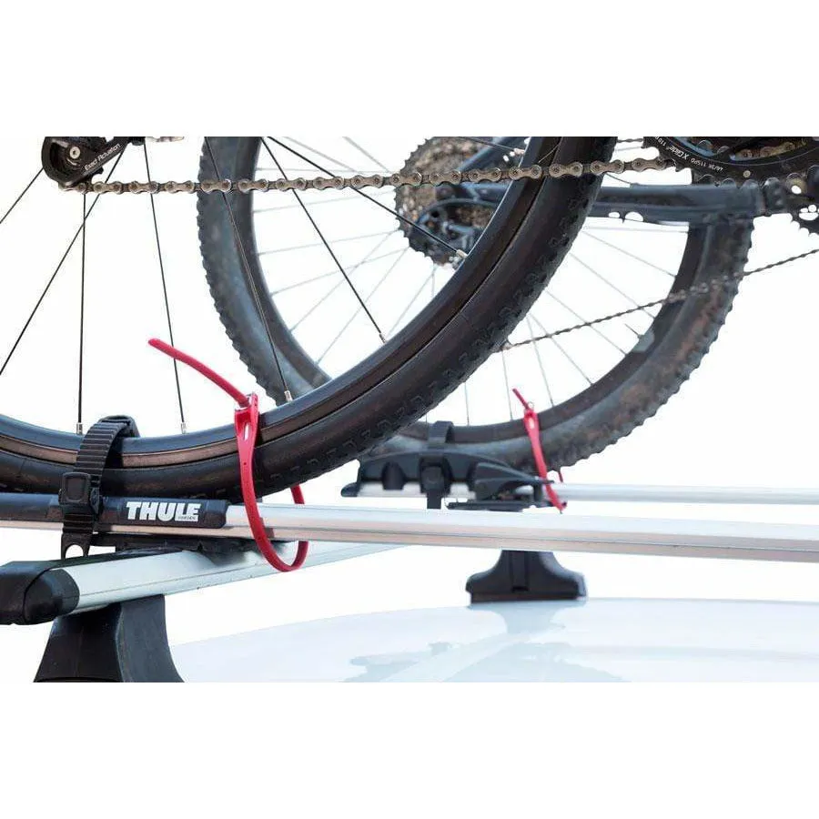 Z-Lok Security Tie Bike Lock Twin Pack: Red